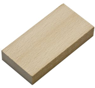Bild von Holz-Montageklotz 50x15x12mm, Pak.500