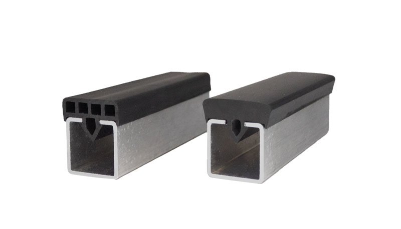 Bild von Bockaufl.gummi tr.EPDM voll,schw.Rl.40m