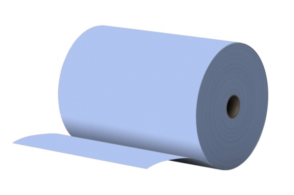 Bild von Putzpapier 3 lagig blau 34x34,Pak.1R.