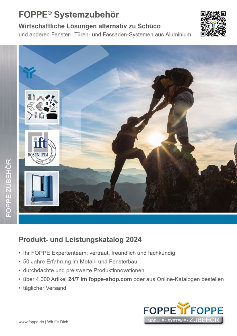 Bild für Kategorie FOPPE Produkt- und Leistungskatalog