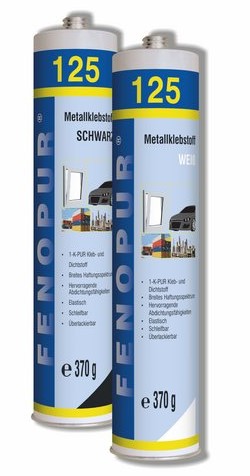 Bild von Fenopur 125, 1-K-Kleber 310ml,schw.Pak12